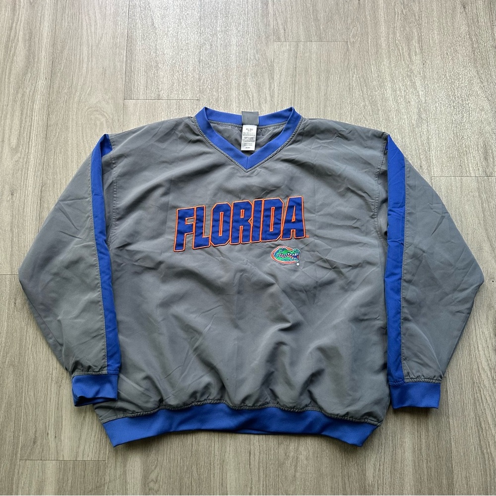 Florida Gators Performance Jacket Mens XL Embroidered Pullover Windbreaker VTG